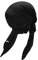 ZLYC Damen Chemo Turban Mütze Vorgebundenes Kopftuch Headwraps Leichte Hut(Einfarbig Schwarz)