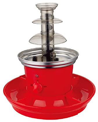 Fondue de Chocolate casera, Mini fuente de Chocolate para el hogar, máquina de cascada para derretir Chocolate, herramientas de cocina,L-Red