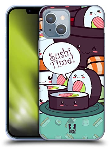 Head Case Designs Maki Nori Sushi Time Soft Gel Handyhülle Hülle kompatibel mit Apple iPhone 14