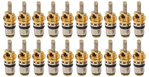 Outils de Valve de Pneu, Tige de Noyau de Valve Haute Pression 20pcs pour la Plupart des Remplacements de Démonte-pneu de Climatisation de Voiture Automobile pour