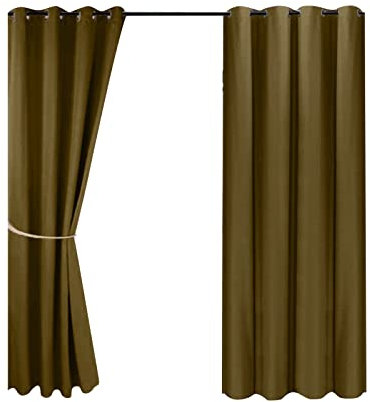 Outdoor Vorhang Balkon Wetterfest, Sonnenschutz & Windschutz Vorhang Outdoor 2 Stücke Terrasse Vorhänge Blickdicht Outdoor Gardinen Wasserdicht Outdoor Vorhang Wetterfest Mit Ösen - 134 X 210CM
