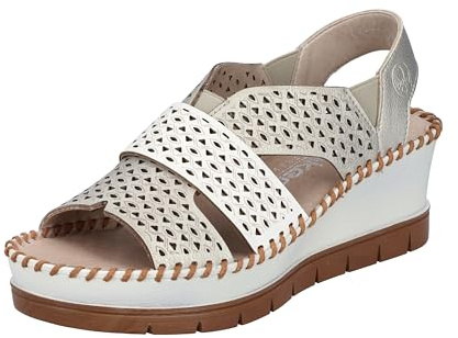 Rieker Damen Sandalette in altweiss