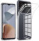 LYJERRY Custodia Per ZTE Blade A34 Pellicola Vetro Temperato Per ZTE Blade A34 Caso Protettiva Leggero Protector Morbido TPU Cover Silicone di gomma Phone Case 9H Vetro Protettiva