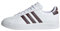 adidas Chaussures Grand Court Base 2.0 pour Femme, Blanc Cloud White Aurora Met Cloud White, 38 2/3 EU