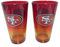 San Francisco 49ers NFL Pint Gläser Glas Set 2er-Set 475 ml