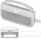 JCHPINE Silicone Cover Case for Bose SoundLink Flex Bluetooth Portable Speaker Accessories, Silicone Skin for Bose SoundLink Flex Speaker Shoulder Strap(Upgraded White Case)