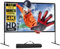 150-Zoll-leinwand Beamer mit Ständer, GT GETCO TECH 16:9 Indoor-Outdoor-Beamer leinwand mit stativ, tragbarer HD-Beamer leinwand, hintere Kinoleinwand mit Tragetasche