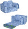 MeMoreCool Kindersofa Ausklappbar, 2-in-1 Kleinkinder Schlafsofa, Kindersessel mit Schlaffunktion, Mini Couch für Kuschelecke Kinderzimmer, Spielsofa für Mädchen und Jungen, Leuchtendes Universum