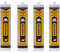 4 Stück Innotec Easy Seal XS Anthrazit - Premium Silikondichtmasse - Sanitärsilikon - Dichtmasse für Innen & Außen - Silikon zum Abdichten & Verfugen im Sanitär- und Küchenbereich - Bausilikon