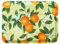 Lashuma Dekoteller Tablett groß, Küchentablett rechteckig Orangenhain 50x37 cm