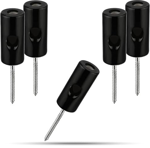 5er Pack, Porzellan Retro Hook Kabelhalter, Kabelhaken, Zugentlastung