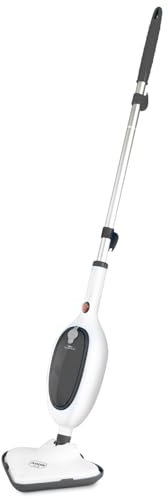 2-in-1 Power Steam Mop - Features: No Heavy Scrubbing Or Chemicals Required, Effective On Sealed Hard Floors And Carpets, Easy To Refill, Triangular Design Cleans Hard-to-Reach Areas