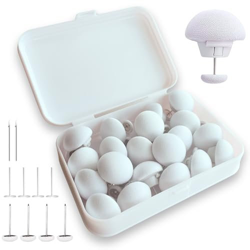 HKaizen 20 PCS Clip para Funda Nórdica y Sábanas Bajeras | Sujeta Edredón Nórdico sin Dañar Tela | Incluye Agujas Metálicas y Plásticas + Caja | Clips de Fijación Antideslizantes (Blanco)