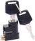 PLIQVBN Moto Interrupteur allumage Serrure Antivol de Direction avec Interrupteur à 2 Positions Moto pour GN125 GS125