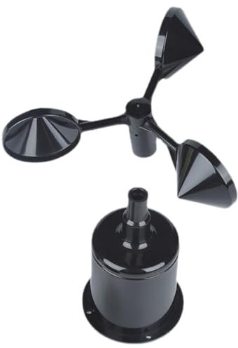 Abaodam Indicatore Vento per Anemometro ABS per Misurazione e Monitoraggio Meteorologico Strumento Resistente e Pratico per Appassionati Osservazione
