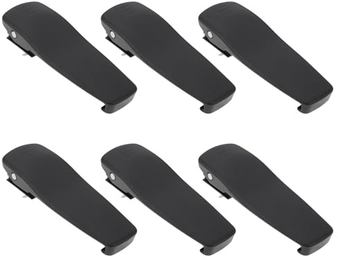 Briny River 6Pcs Belt Clip Compatible with Motorola Two-Way Radio NNTN4851 NNTN4497 Battery Pack DP1400 CP040