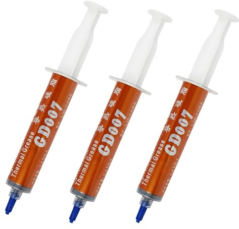 3PCS Thermal Paste, Performance Thermal Paste for CPU,High Thermal Conductivity, 3g CPU Paste Thermal Compound Paste Heatsink,Easy to Apply,Thermal Compound Paste Heatsink,Thermal Interface Material