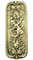 Castelion® Solid Brass Cherub Finger Plate | Brass Door Accessories | Ornate Home Decor Perfect for Traditional Homes | Home Accessories | 8inch