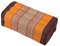 Handelsturm Kissen Block 35x15x10 mit Füllung aus Kapok. Perfekt für Meditation, Yoga und Entspannung (Orange)