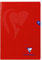 Clairefontaine 333161C Un Cahier Agrafé Mimesys Rouge - A4 21x29,7 cm - 96 Pages Grands Carreaux - Papier Blanc 90 g - Couverture Polypro