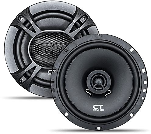 CT Sounds Bio 6.5-Inch 2-Way Silk Dome Coaxial Car Speakers (Pair)