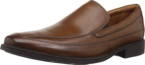 Clarks Men's Tilden Free Slip-On Loafer, Dark Tan, 10 UK