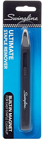 Swingline Heftklammerentferner, Klingenstil, eingebauter Magnet, Ultimate, Schwarz (S7038121)