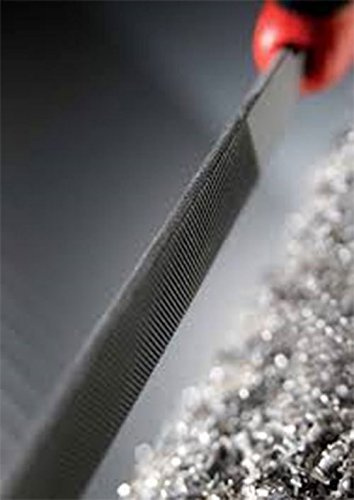 MOB Werkstattfeile - Flachstumpf 250mm H1, langlebiges Stahlblatt mit hohem Kohlenstoffgehalt