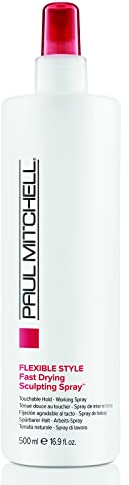 Paul Mitchell Fast Drying Sculpting Spray ─ Styling-Spray für flexiblen Halt, Haarspray verleiht Fülle und Glanz, parabenfrei, 500 ml