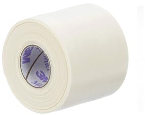 3M - Mikroschaum, chirurgisches Klebeband, elastischer Schaum, sehr anpassungsfähig, multidirektional, wasserdicht, hypoallergen, latexfrei, Größe 50 mm x 5 m, Packung mit 6 Rollen.
