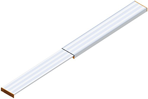 Layher 1351350 Alu-Telesteg, ausziehbar auf maximal Länge 3.50 m, belastbar bis 150 kg