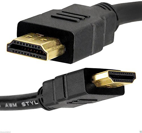 REALMAX® 1m 2m 3m 4m 5m 10m HDMI Cable High Speed Gold Premium Quality supports all 4K HD ready devices and gadgets (2m, Black)