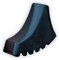 buy-safe.de Nordic Walking Pads (2 Paar/4 Stück) Gummipuffer für Nordic-Walking-Stöcke mit Rutschfester Profilsohle in Schwarz