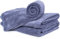 cosey - 3er Pack, Flauschiges Mikrofaser-Handtuch Größe S, 40x60cm, grau