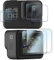 FiTSTILL [6 PCS Protecteur d'écran pour GoPro Hero 8 Black Protecteur d'écran en verre trempé ultra transparent + Protecteur d'objectif en verre trempé + Petit film d'écran - 2 paquets