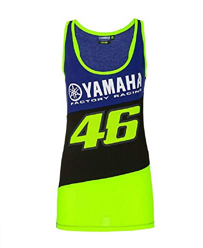 Valentino Rossi Muskelshirt Yamaha VR46,Frau,S,Blau