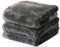 Glart 3 Stück Universal Flausch 600 GSM Mikrofasertücher 40x40 cm Allzwecktücher Haushalt Küche WC Bad Haus Garten Büro, anthrazit, H443TP
