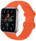 Lerxiuer Watch Strap 38mm 42mm 40mm 44mm 41mm 45mm Soft Silicone Band Replacement Wrist Strap Compatible with Apple Watch Series 7 6 SE Series 5 4 3 2,Orange 42/44/45mm-M/L
