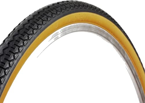 ECOVELO 1 Reifen 26 x 1 3/8 (37-590) schwarz für Hollandrad, Straße, Citybike, Vintage, Erwachsene, Straßenreifen, schwarz, aus Gummi