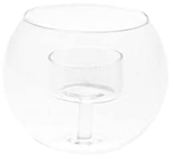 Storefactory - Teelichthalter, Kerzenhalter - LINDHOV - Glas - Farbe: klar - small - (ØxH) 10 x 8 cm