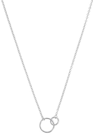 NOELANI Halskette Edelstahl/925 Sterling Silber für Damen, Halsschmuck, Kommt in Schmuck Geschenk Box