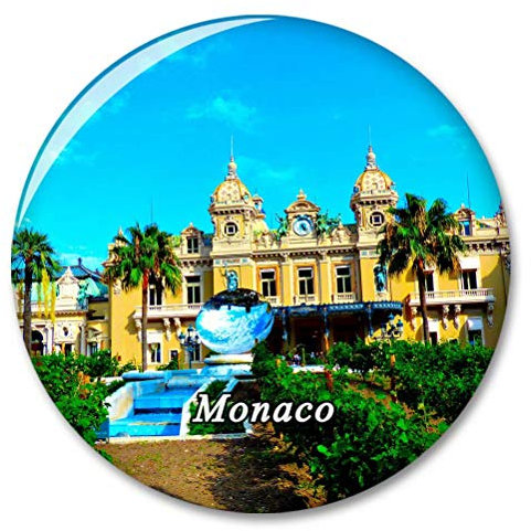 Monaco Monte Carlo Kühlschrankmagnet Dekorativer Magnet Touristische Stadt Reise Souvenir Sammlung Geschenk Starker Kühlschrank Aufkleber