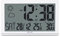 Explore Scientific RDC8001 Orologio da Parete Jumbo Radio-Controllato, Visualizza temperatura interna/esterna, 1 Sensore incluso, Previsioni del Tempo ad icone, Bianco
