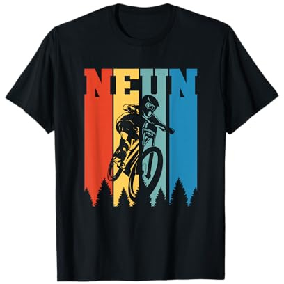 9 Jahre Downhill MTB Mountainbike 9. Geburtstag T-Shirt