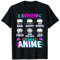 Uhr Anime Otaku Teen Retro Japanische Vaporwave Manga Anime T-Shirt