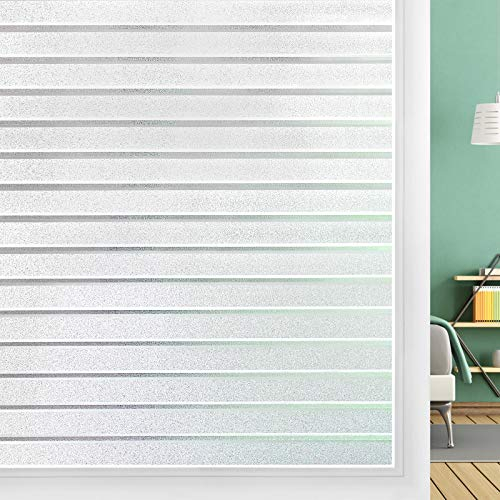 DOWELL Film brise-vue pour fenêtre - 90 x 300 cm - Film autocollant en verre dépoli - Protection contre les regards indiscrets - Pour salle de bain, cabine de douche