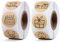 1000 Stück Happy Birthday Sticker Aufkleberin Selbstklebende Geburtstagsaufkleber Kraft Selbstgemacht Mit Aufkleber Für Backen Geschenktüten Geschenk Party Umschlag Dekoration Diy-geschenk (Stil 2)