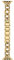 Michael Kors Band for Apple Watch; Stainless Steel Smart Watch Bands for Women; Compatible with Apple Watch 38mm, 40mm, 41mm, 38-45MM Gold Chain, One Size, Stainless Steel