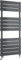 Radbliss Bathroom Towel Rail Radiator 1200x450(HxW) mm Anthracite Flat Panel Central Heating Ladder RAD