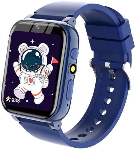 YEDASAH Montre Connectée Enfant- Montre Intelligente Enfant Filles Garçons avec réveil 26 Jeux Carte d'apprentissage Livre Audio Appareil Photo Lecteur Vidéo Enregistreur de Musique Calculatrice